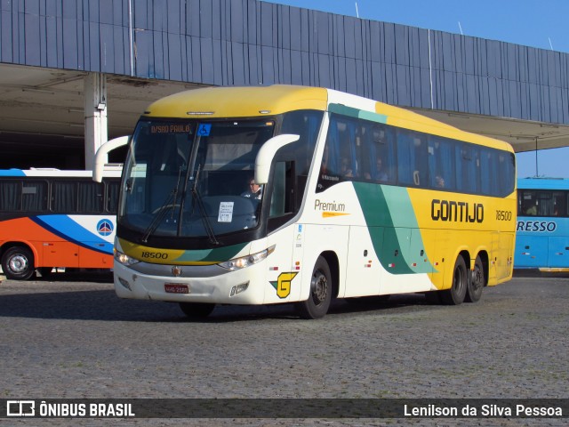 Empresa Gontijo de Transportes 18500 na cidade de Caruaru, Pernambuco, Brasil, por Lenilson da Silva Pessoa. Número da foto: #12316911.
