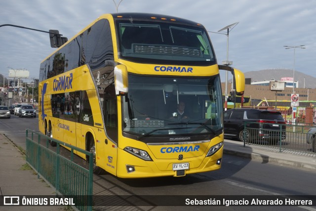 Cormar Bus 157 na cidade de La Serena, Elqui, Coquimbo, Chile, por Sebastián Ignacio Alvarado Herrera. Número da foto: #12317631.