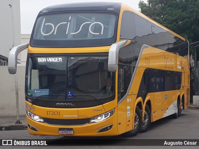 Brisa Ônibus 17201 na cidade de Rio de Janeiro, Rio de Janeiro, Brasil, por Augusto César. Número da foto: #12316537.