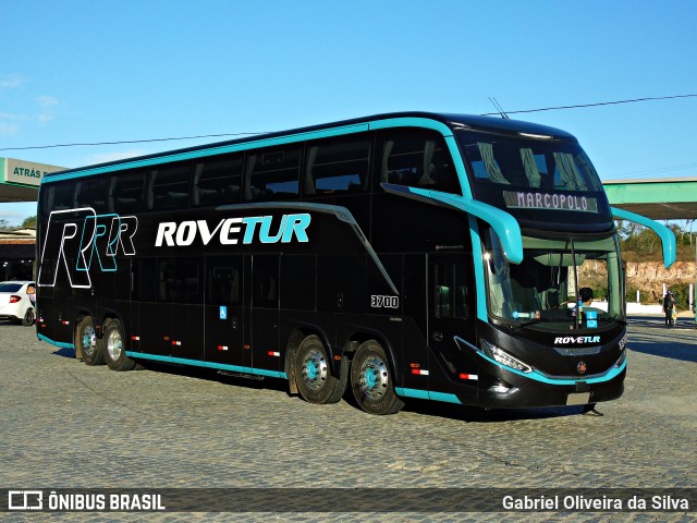Rovetur Turismo 3700 na cidade de Itaboraí, Rio de Janeiro, Brasil, por Gabriel Oliveira da Silva. Número da foto: #12317025.