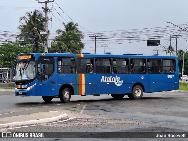 Viação Atalaia Transportes 6057 na cidade de Aracaju, Sergipe, Brasil, por João Rosevelt. Número da foto: #12317197.