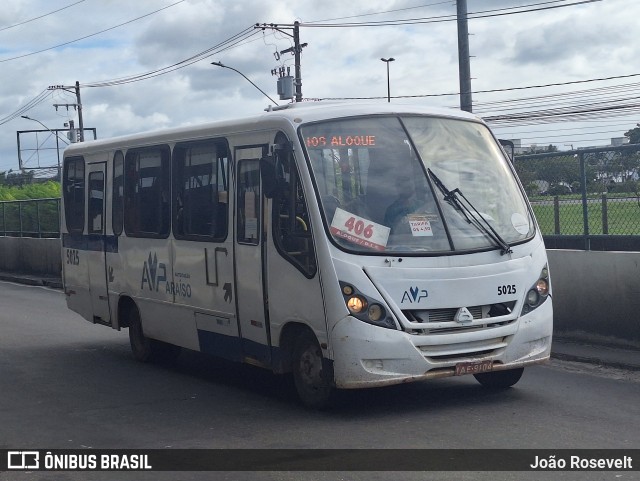 AVP - Auto Viação Paraíso 5025 na cidade de Aracaju, Sergipe, Brasil, por João Rosevelt. Número da foto: #12317238.