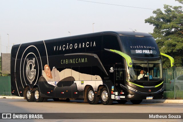 Viação Garcia 80009 na cidade de São Paulo, São Paulo, Brasil, por Matheus Souza. Número da foto: #12315782.