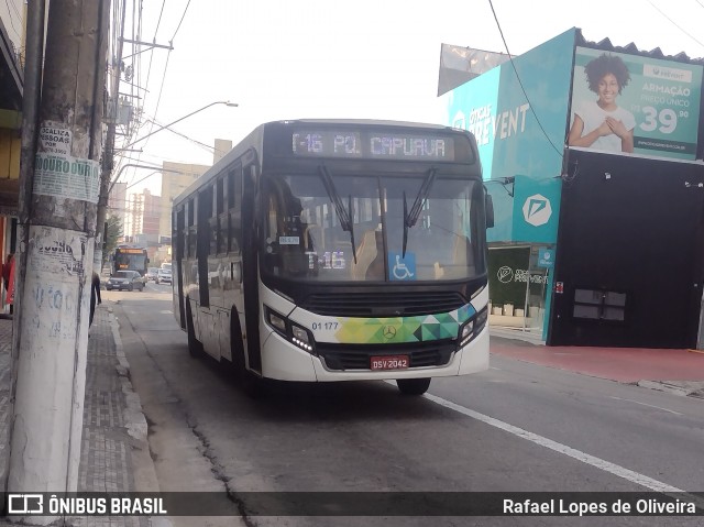 Viação Guaianazes 01 177 na cidade de Santo André, São Paulo, Brasil, por Rafael Lopes de Oliveira. Número da foto: #12317018.