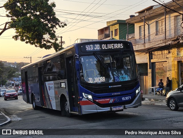 Viação Miracatiba 15.1071 na cidade de São Paulo, São Paulo, Brasil, por Pedro Henrique Alves Silva. Número da foto: #12372758.