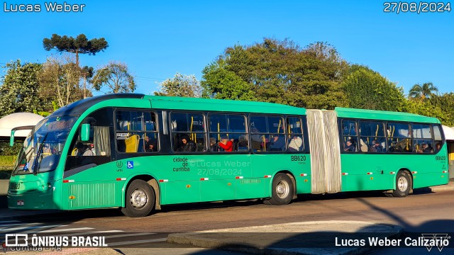 Transporte Coletivo Glória BB620 na cidade de Curitiba, Paraná, Brasil, por Lucas Weber Calizario. Número da foto: #12372914.