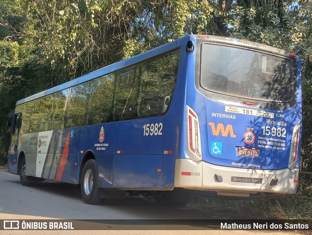 Viação Miracatiba 15.982 na cidade de Juquitiba, São Paulo, Brasil, por Matheus Neri dos Santos. Número da foto: #12373819.