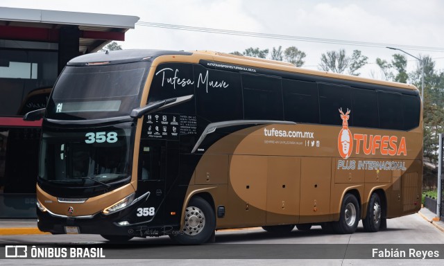 Autotransportes TUFESA 358 na cidade de Tarímbaro, Michoacán, México, por Fabián Reyes. Número da foto: #12374340.