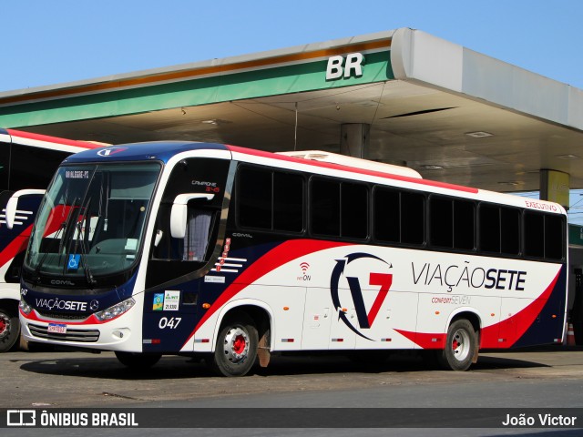 Viação Sete 047 na cidade de Teresina, Piauí, Brasil, por João Victor. Número da foto: #12375387.