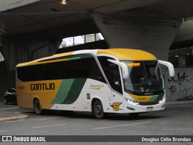 Empresa Gontijo de Transportes 7090 na cidade de Belo Horizonte, Minas Gerais, Brasil, por Douglas Célio Brandao. Número da foto: #12374810.
