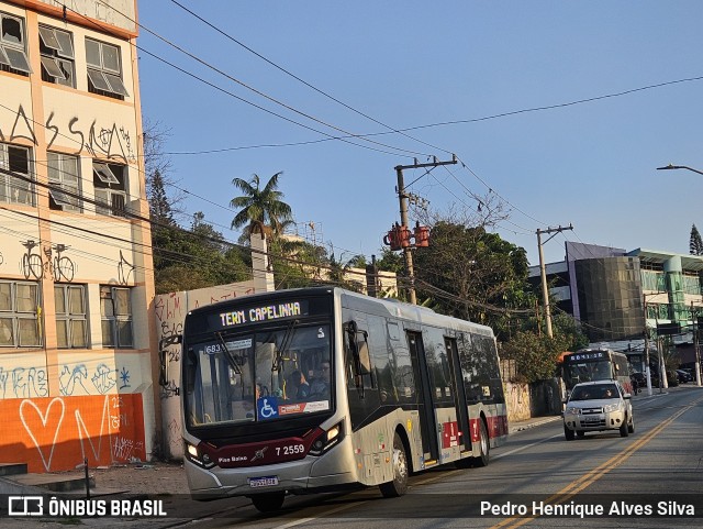 Viação Campo Belo 7 2559 na cidade de São Paulo, São Paulo, Brasil, por Pedro Henrique Alves Silva. Número da foto: #12372743.