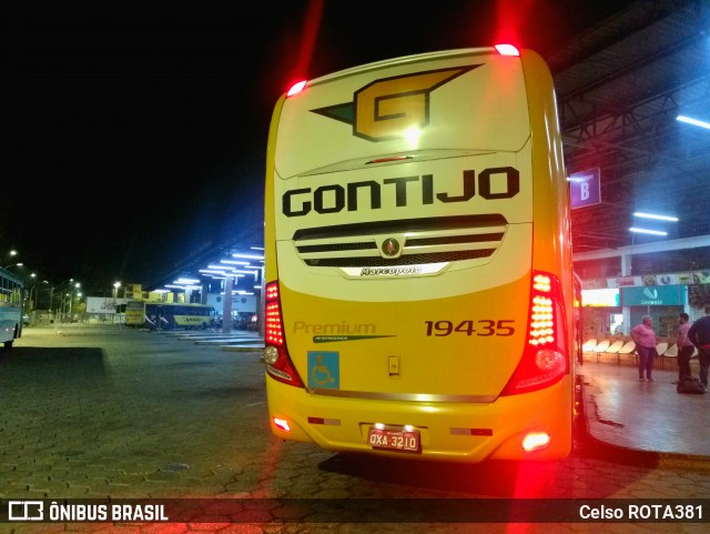 Empresa Gontijo de Transportes 19435 na cidade de Coronel Fabriciano, Minas Gerais, Brasil, por Celso ROTA381. Número da foto: #12373799.