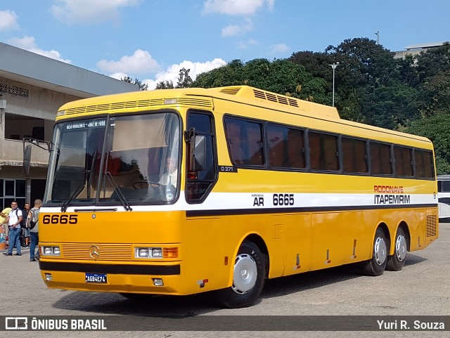 Viação Itapemirim 6665 na cidade de Juiz de Fora, Minas Gerais, Brasil, por Yuri R. Souza. Número da foto: #12372942.