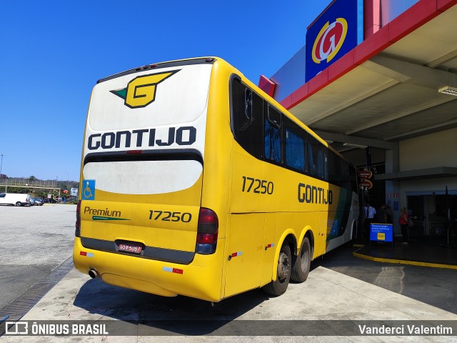Empresa Gontijo de Transportes 17250 na cidade de Ribeirão Vermelho, Minas Gerais, Brasil, por Vanderci Valentim. Número da foto: #12372576.