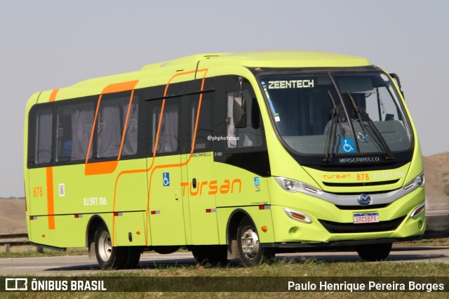 Tursan - Turismo Santo André 878 na cidade de Porto Real, Rio de Janeiro, Brasil, por Paulo Henrique Pereira Borges. Número da foto: #12374510.