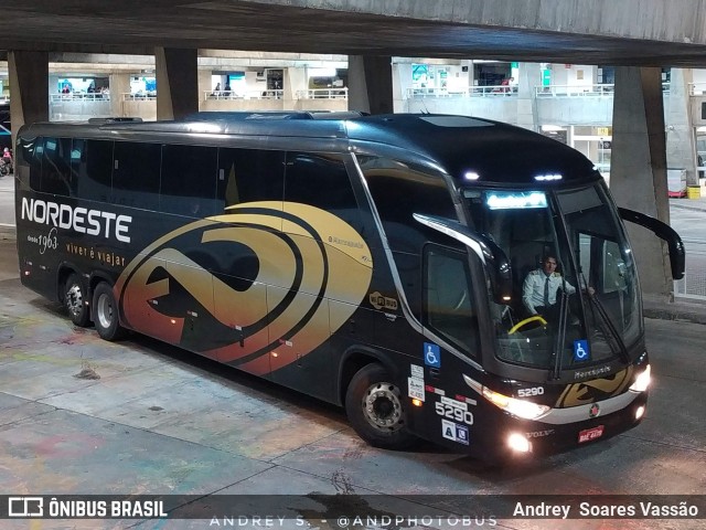 Expresso Nordeste 5290 na cidade de Curitiba, Paraná, Brasil, por Andrey  Soares Vassão. Número da foto: #12372834.