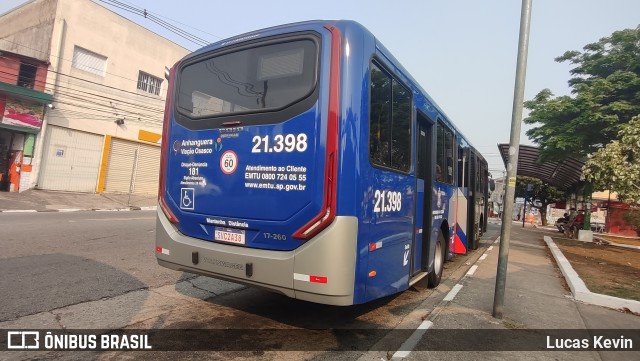 Viação Osasco 21.398 na cidade de Osasco, São Paulo, Brasil, por Lucas Kevin. Número da foto: #12399054.