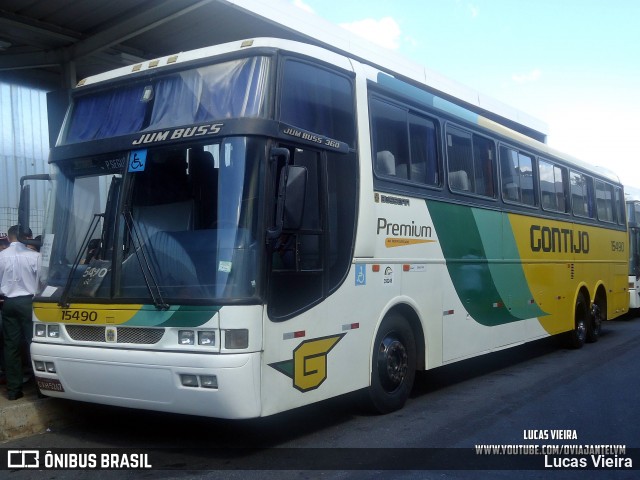 Empresa Gontijo de Transportes 15490 na cidade de Belo Horizonte, Minas Gerais, Brasil, por Lucas Vieira. Número da foto: #12398640.