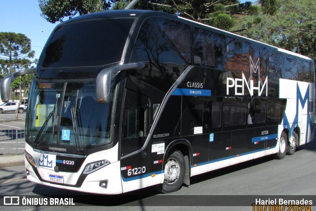 Empresa de Ônibus Nossa Senhora da Penha 61220 na cidade de Curitiba, Paraná, Brasil, por Hariel Bernades. Número da foto: #12396830.