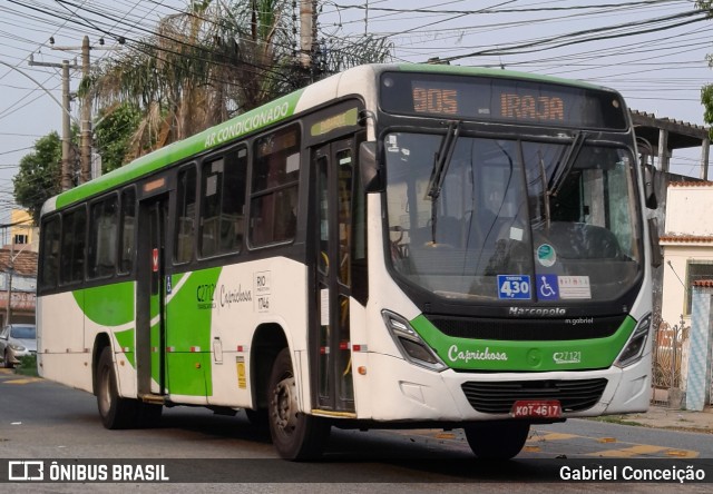 Caprichosa Auto Ônibus C27121 na cidade de Rio de Janeiro, Rio de Janeiro, Brasil, por Gabriel Conceição. Número da foto: #12396750.