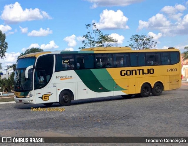 Empresa Gontijo de Transportes 17100 na cidade de Jeremoabo, Bahia, Brasil, por Teodoro Conceição. Número da foto: #12397774.