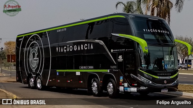 Viação Garcia 96090 na cidade de Campo Grande, Mato Grosso do Sul, Brasil, por Felipe Arguelho. Número da foto: #12398631.