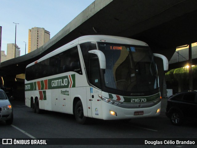 Empresa Gontijo de Transportes 21670 na cidade de Belo Horizonte, Minas Gerais, Brasil, por Douglas Célio Brandao. Número da foto: #12398752.