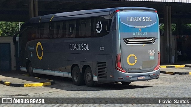 Viação Cidade Sol 10200 na cidade de Cruz das Almas, Bahia, Brasil, por Flávio  Santos. Número da foto: #12397007.