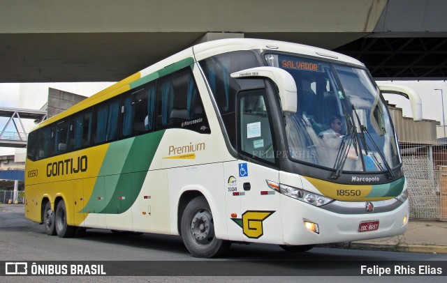 Empresa Gontijo de Transportes 18550 na cidade de Campinas, São Paulo, Brasil, por Felipe Rhis Elias. Número da foto: #12398434.