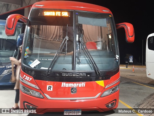 Expresso Itamarati 7307 na cidade de São Carlos, São Paulo, Brasil, por Mateus C.  Cardoso. Número da foto: #12398030.