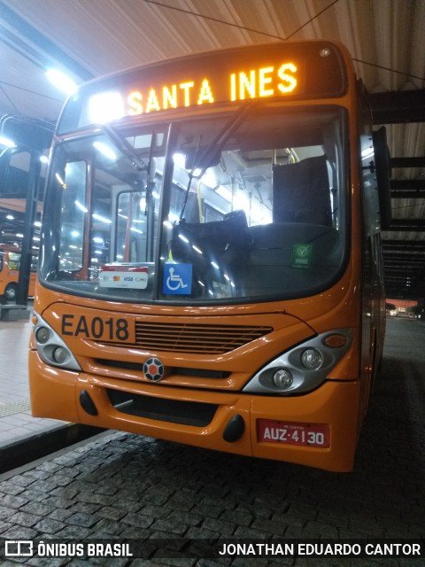 Auto Viação São José dos Pinhais EA018 na cidade de Curitiba, Paraná, Brasil, por JONATHAN EDUARDO CANTOR. Número da foto: #12398930.