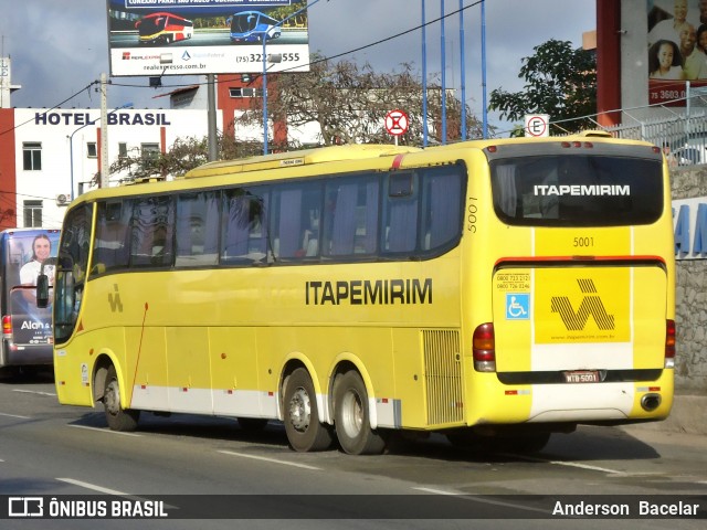 Viação Itapemirim 5001 na cidade de Feira de Santana, Bahia, Brasil, por Anderson  Bacelar. Número da foto: #12398985.