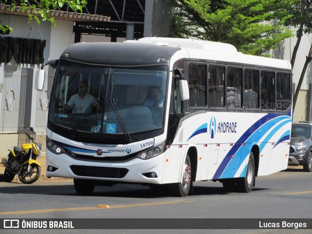 Viação Andrade 14700 na cidade de Araxá, Minas Gerais, Brasil, por Lucas Borges . Número da foto: #12397905.