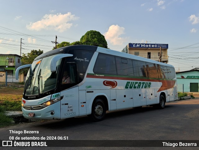 Eucatur - Empresa União Cascavel de Transportes e Turismo 4803 na cidade de Manaus, Amazonas, Brasil, por Thiago Bezerra. Número da foto: #12399244.