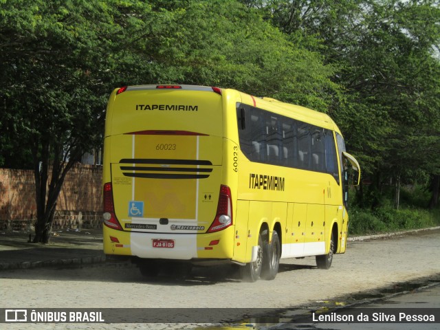 Viação Itapemirim 60023 na cidade de Caruaru, Pernambuco, Brasil, por Lenilson da Silva Pessoa. Número da foto: #12398875.