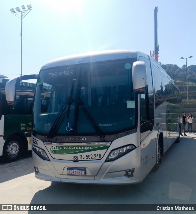 Auto Viação Três Amigos RJ 502.210 na cidade de Duque de Caxias, Rio de Janeiro, Brasil, por Cristian Matheus. Número da foto: #12397326.