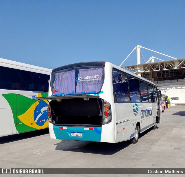 Andmar Fretamento e Turismo 0311 na cidade de Duque de Caxias, Rio de Janeiro, Brasil, por Cristian Matheus. Número da foto: #12397252.