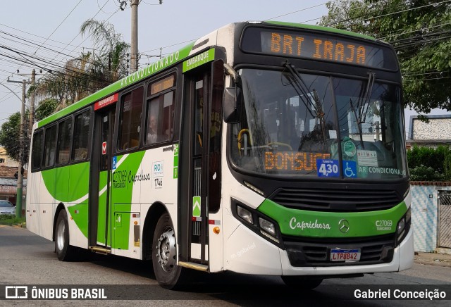 Caprichosa Auto Ônibus C27069 na cidade de Rio de Janeiro, Rio de Janeiro, Brasil, por Gabriel Conceição. Número da foto: #12397157.