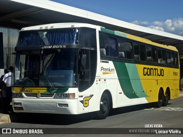 Empresa Gontijo de Transportes 15160 na cidade de Belo Horizonte, Minas Gerais, Brasil, por Lucas Vieira. Número da foto: #12398643.
