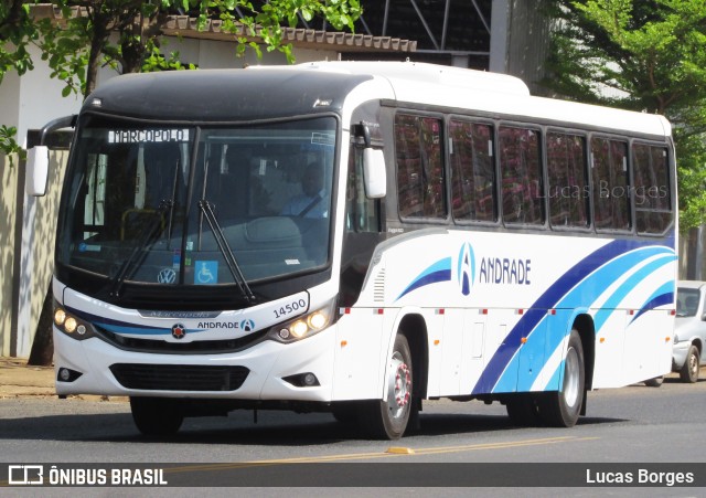 Viação Andrade 14500 na cidade de Araxá, Minas Gerais, Brasil, por Lucas Borges . Número da foto: #12397919.