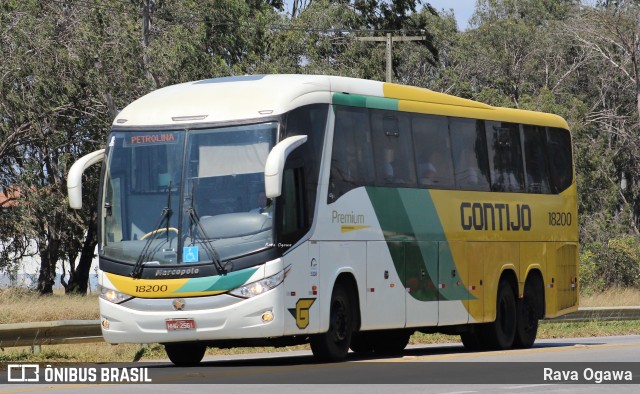 Empresa Gontijo de Transportes 18200 na cidade de Vitória da Conquista, Bahia, Brasil, por Rava Ogawa. Número da foto: #12397637.