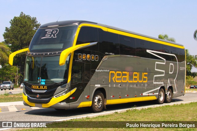 Expresso Real Bus 0277 na cidade de Barra do Piraí, Rio de Janeiro, Brasil, por Paulo Henrique Pereira Borges. Número da foto: #12398546.