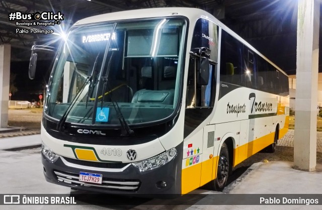 Transur - Transporte Rodoviário Mansur 4010 na cidade de Juiz de Fora, Minas Gerais, Brasil, por Pablo Domingos. Número da foto: #12399056.