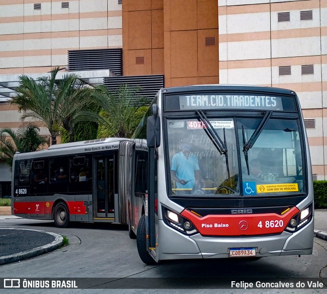 Express Transportes Urbanos Ltda 4 8620 na cidade de São Paulo, São Paulo, Brasil, por Felipe Goncalves do Vale. Número da foto: #12398088.