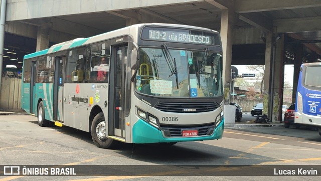 Auto Viação Urubupungá 00386 na cidade de Osasco, São Paulo, Brasil, por Lucas Kevin. Número da foto: #12397055.