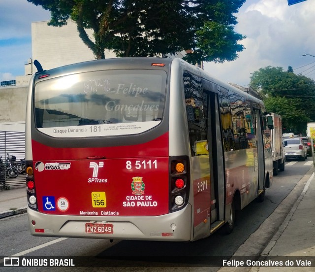 Auto Viação Transcap >> Auto Bless Transportes 8 5111 na cidade de São Paulo, São Paulo, Brasil, por Felipe Goncalves do Vale. Número da foto: #12398041.
