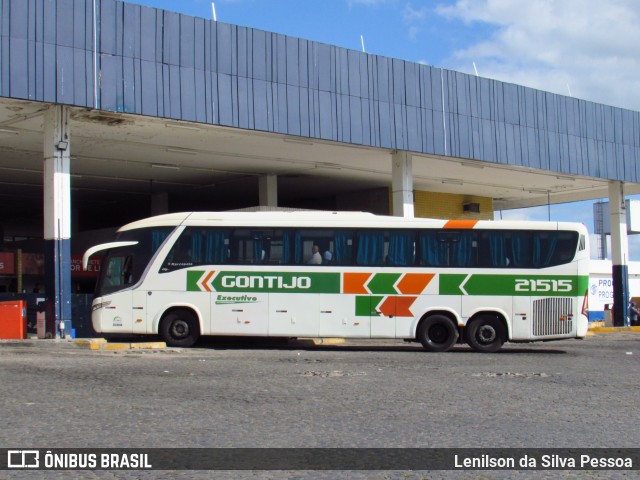 Empresa Gontijo de Transportes 21515 na cidade de Caruaru, Pernambuco, Brasil, por Lenilson da Silva Pessoa. Número da foto: #12401033.