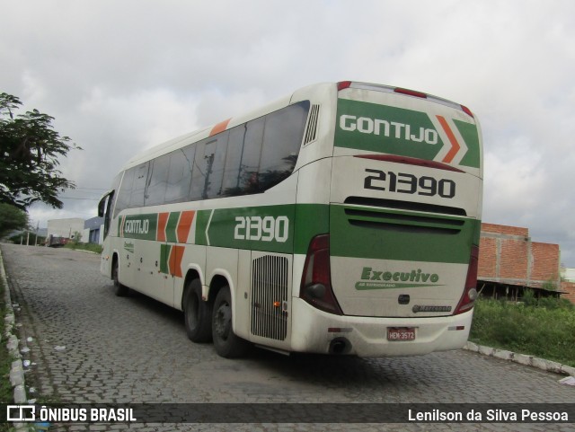 Empresa Gontijo de Transportes 21390 na cidade de Caruaru, Pernambuco, Brasil, por Lenilson da Silva Pessoa. Número da foto: #12401346.