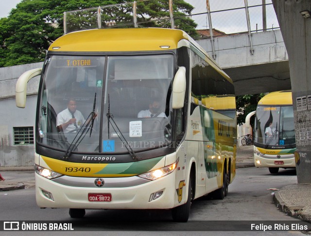 Empresa Gontijo de Transportes 19340 na cidade de Belo Horizonte, Minas Gerais, Brasil, por Felipe Rhis Elias. Número da foto: #12400942.
