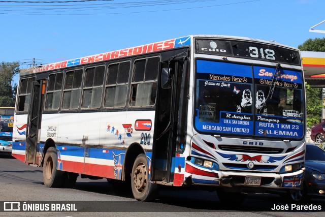 Nueva Generación de Servicios - Linea 318 200 na cidade de San Lorenzo, Central, Paraguai, por José Paredes. Número da foto: #12401422.